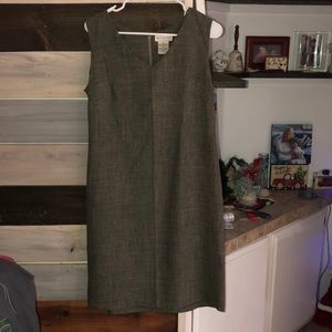 Grey Long Sleeveless Dress - size 10
